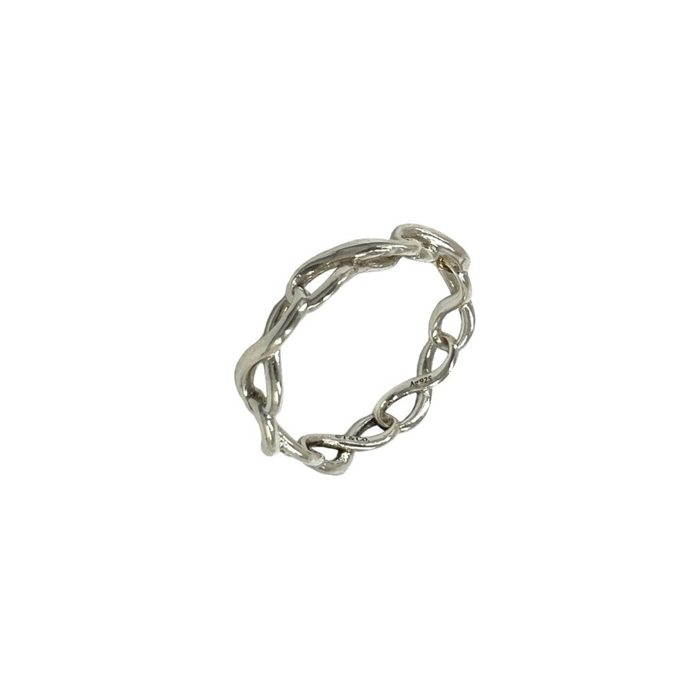 TIFFANY&Co. Tiffany Vintage Infinity Narrow Band Ring, Sterling Silver 925, A...